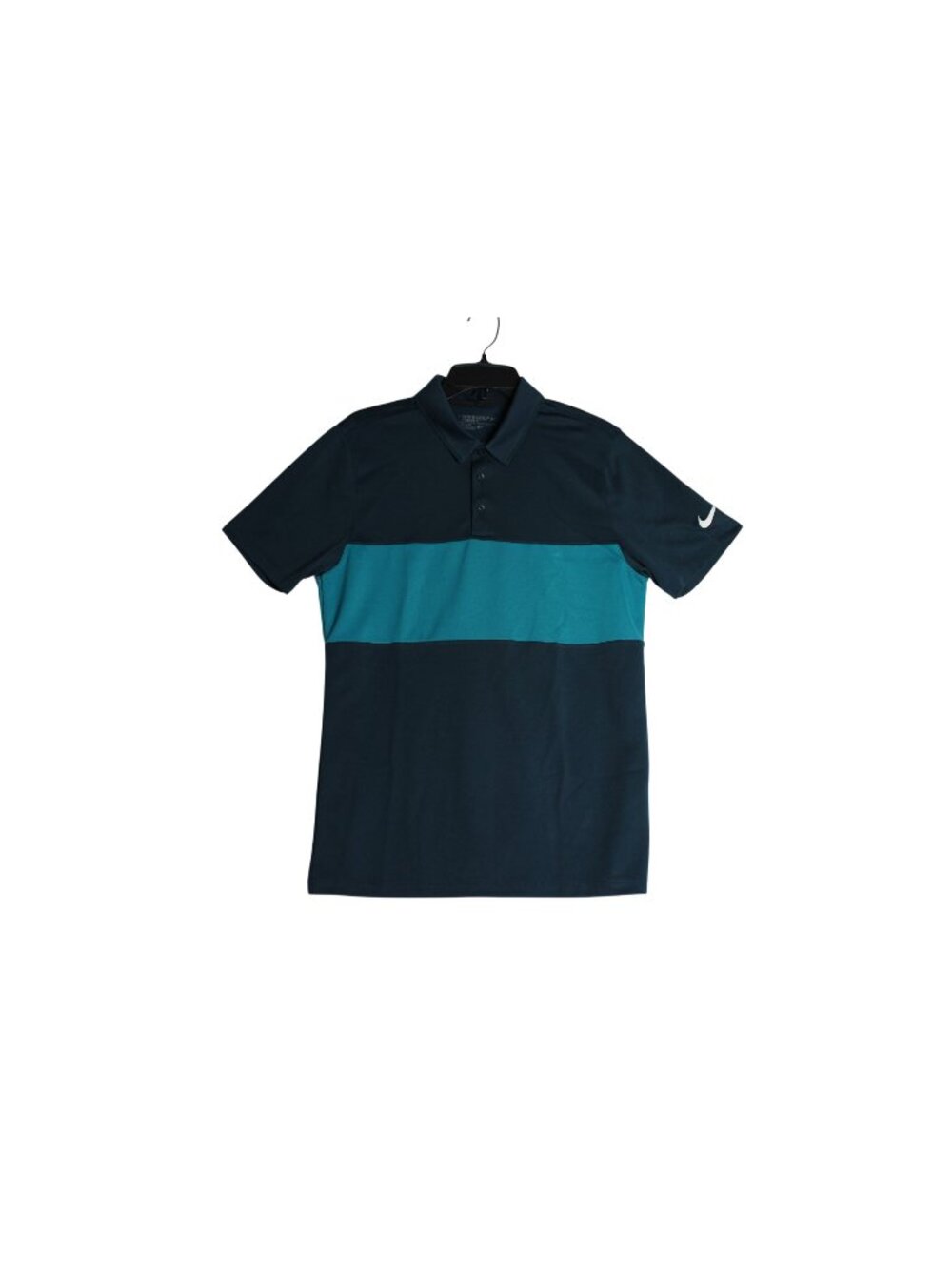 Nike Golf Dri-Fit Blue 2 Tone Polo Shirt Men's Small Standard Fit